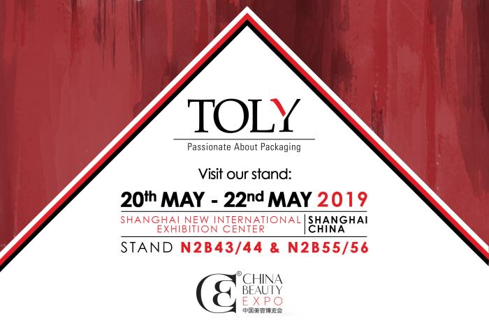 Toly to exhibit at China Beauty Expo 2019